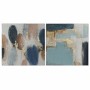 Cadre DKD Home Decor S3017782 Abstrait Moderne (80 x 4 x 80 cm) (2 Unités)