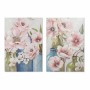 Cadre DKD Home Decor Toile Vase (2 Unités) (70 x 3 x 100 cm)