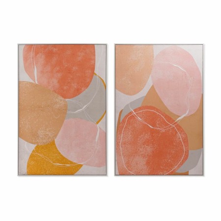 Cadre DKD Home Decor polystyrène Abstrait (2 pcs) (80 x 4.3 x 120 cm)