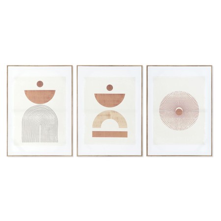 Cadre DKD Home Decor Abstrait (3 pcs) (50 x 3 x 70 cm)