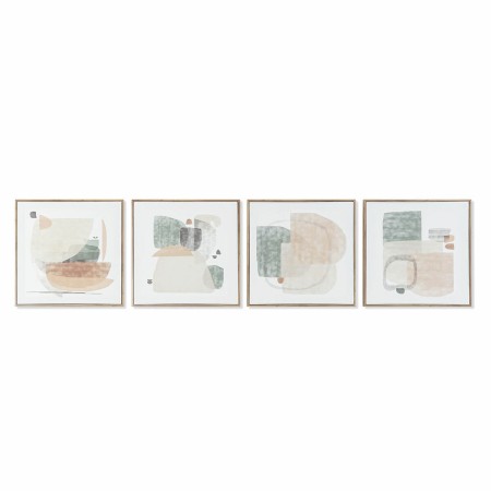Cadre DKD Home Decor Abstrait (40 x 3 x 40 cm) (4 Unités)