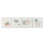 Cadre DKD Home Decor Abstrait (40 x 3 x 40 cm) (4 Unités)