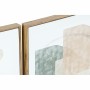 Cadre DKD Home Decor Abstrait (40 x 3 x 40 cm) (4 Unités)