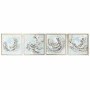 Cadre DKD Home Decor Abstrait Moderne (55 x 4 x 55 cm) (4 Unités)