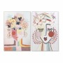 Cadre DKD Home Decor Toile Abstrait (83 x 4,5 x 123 cm) (2 Unités)