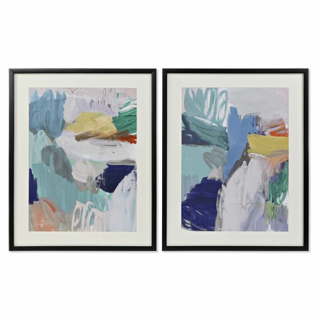Cadre DKD Home Decor Abstrait Moderne (60 x 3 x 76 cm) (2 Unités)