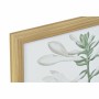 Cadre DKD Home Decor Fleurs (43 x 3 x 53 cm) (2 Unités)