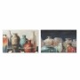 Cadre DKD Home Decor Toile Vase (90 x 2,7 x 60 cm) (2 Unités)