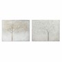 Cadre DKD Home Decor Toile Arbre (100 x 3,8 x 80 cm) (2 Unités)