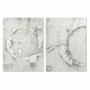 Cadre DKD Home Decor Toile Abstrait Moderne (90 x 3,8 x 120 cm) (2 Unités)