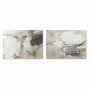 Cadre DKD Home Decor Toile Abstrait Moderne (90 x 4 x 120 cm) (2 Unités)