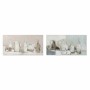 Cadre DKD Home Decor 8424001849130 Vase Toile (120 x 3,8 x 60 cm) (2 Unités)