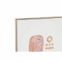 Cadre DKD Home Decor Abstrait (2 Unités) (50 x 3 x 70 cm)