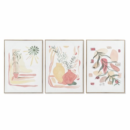 Cadre DKD Home Decor S3017885 Fleurs (50 x 3 x 70 cm)