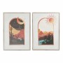 Cadre DKD Home Decor Fenêtres Moderne (2 Unités) (50 x 3 x 70 cm)