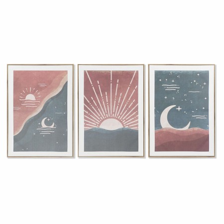 Cadre DKD Home Decor Lune Moderne (50 x 3 x 70 cm)