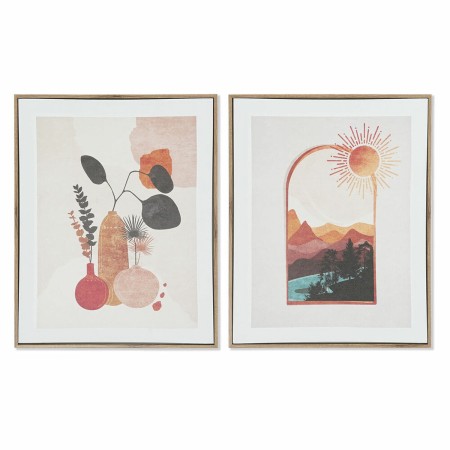 Cadre DKD Home Decor Vase Moderne (40 x 3 x 50 cm) (2 Unités)