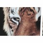 Cadre DKD Home Decor Tigre Pin Toile (5 pcs) (2 pcs)
