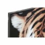 Cadre DKD Home Decor Tigre Pin Toile (5 pcs) (2 pcs)