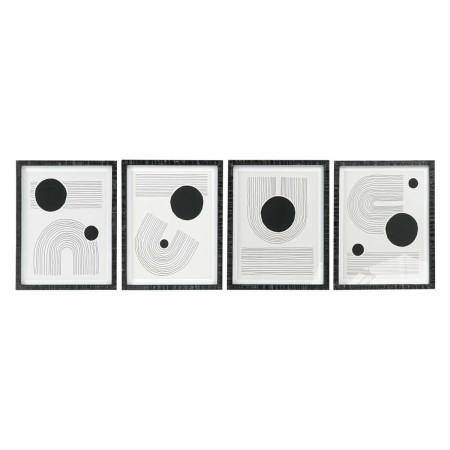 Cadre DKD Home Decor S3017915 Abstrait Moderne (40 x 2 x 50 cm) (4 Unités)