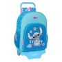 Mochila Escolar con Ruedas Lilo & Stitch Hawaii Azul 33 x 42 x 14 cm