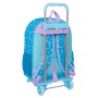 Mochila Escolar con Ruedas Lilo & Stitch Hawaii Azul 33 x 42 x 14 cm