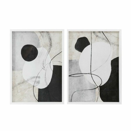 Cadre DKD Home Decor Abstrait Moderne (50 x 2,5 x 70 cm) (2 Unités)