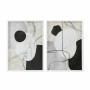 Cadre DKD Home Decor Abstrait Moderne (50 x 2,5 x 70 cm) (2 Unités)