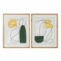 Cadre DKD Home Decor S3017921 Abstrait (55 x 2 x 70 cm) (2 Unités)