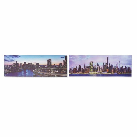Cadre DKD Home Decor Ville (135 x 2,2 x 45 cm) (2 Unités)