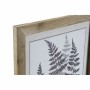 Cadre DKD Home Decor S3017930 Feuille d'une plante (35 x 1,7 x 50 cm) (4 Unités)
