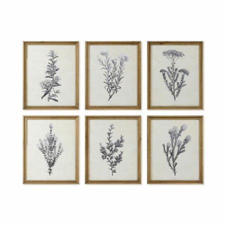 Cadre DKD Home Decor S3017931 Fleur (45 x 1,7 x 56 cm) (6 Unités)
