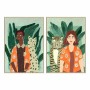 Cadre DKD Home Decor Jungle Tropical (83 x 4,5 x 123 cm) (2 Unités)