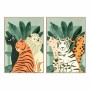 Cadre DKD Home Decor Tropical animaux (83 x 4,5 x 123 cm) (2 Unités)