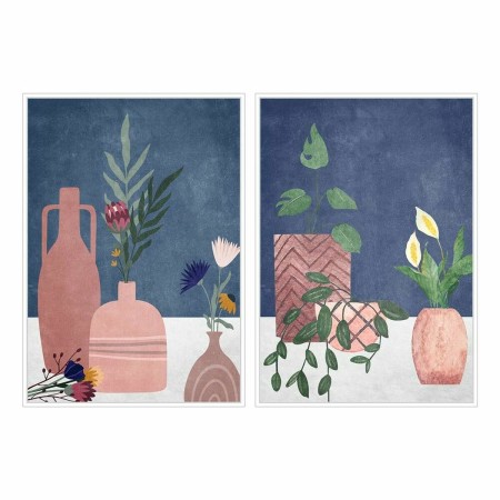 Cadre DKD Home Decor Vase (53 x 4,3 x 73 cm) (2 Unités)