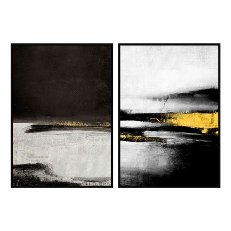 Cadre DKD Home Decor Abstrait Moderne (83 x 4,5 x 123 cm) (2 Unités)
