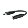 Adaptador USB-C a Jack 3.5 mm NANOCABLE USB-C Jack 3.5 mm Negro