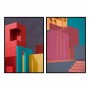 Cadre DKD Home Decor Abstrait (83 x 4,5 x 123 cm) (2 Unités)
