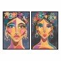 Cadre DKD Home Decor Femme Moderne (102,5 x 4,3 x 142,6 cm) (2 Unités)