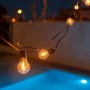 Guirnalda de Luces LED New Garden Allegra 8 m 10 Blanco/Negro Solar