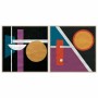 Cadre DKD Home Decor Abstrait Moderne (83 x 4,5 x 83 cm) (2 Unités)