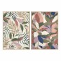 Cadre DKD Home Decor Feuille d'une plante (83 x 4,5 x 123 cm) (2 Unités)