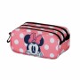 Portatodo Triple Minnie Mouse Karactermania Rosa