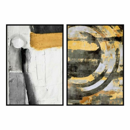 Cadre DKD Home Decor S3017974 Abstrait (83 x 4,5 x 123 cm) (2 Unités)