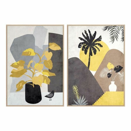 Cadre DKD Home Decor Montagne (83 x 4,5 x 123 cm) (2 Unités)