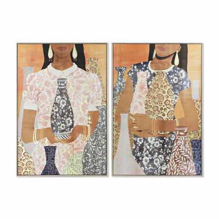 Cadre DKD Home Decor Femme Moderne (83 x 4,5 x 123 cm) (2 Unités)