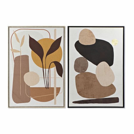 Cadre DKD Home Decor Abstrait (84 x 4,5 x 124 cm) (2 Unités)
