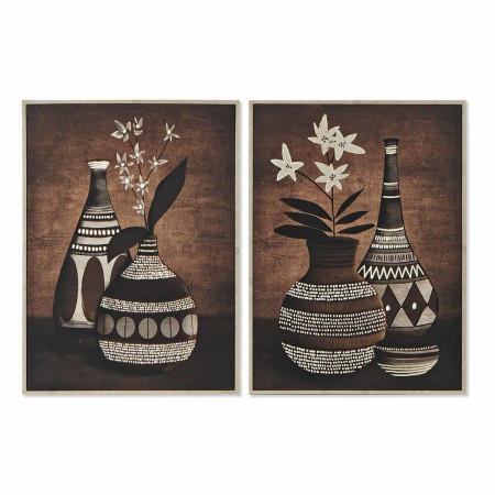 Cadre DKD Home Decor Vase (52 x 2,7 x 72 cm) (2 Unités)