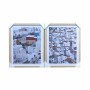 Cadre DKD Home Decor 8424001871421 Cottage Ville (40 x 2,5 x 50 cm) (2 Unités)