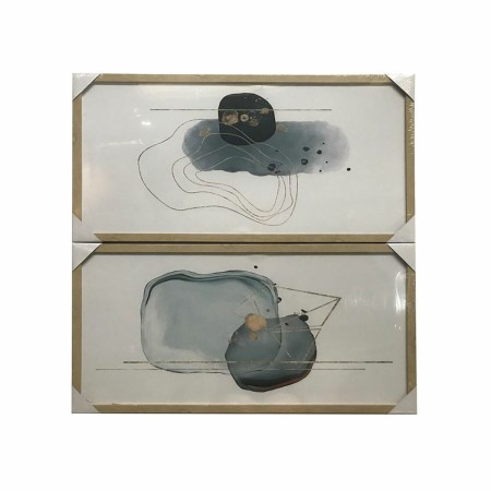 Cadre DKD Home Decor 8424001871445 Abstrait (80 x 2,5 x 40 cm) (2 Unités)